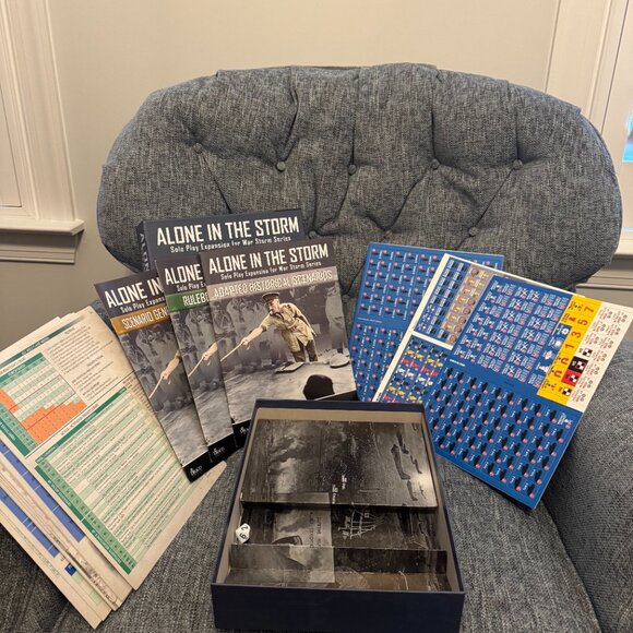 Alone in the Storm: Solo Play Expansion for War Storm Series (open, unpunched) - Picture 7 of 15